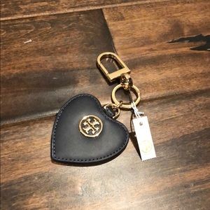 Tory Burch heart key ring